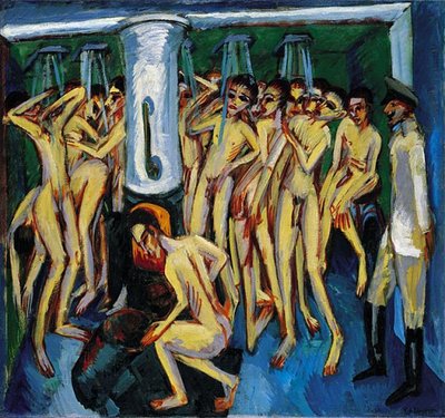 Il bagno dei soldati da Ernst Ludwig Kirchner